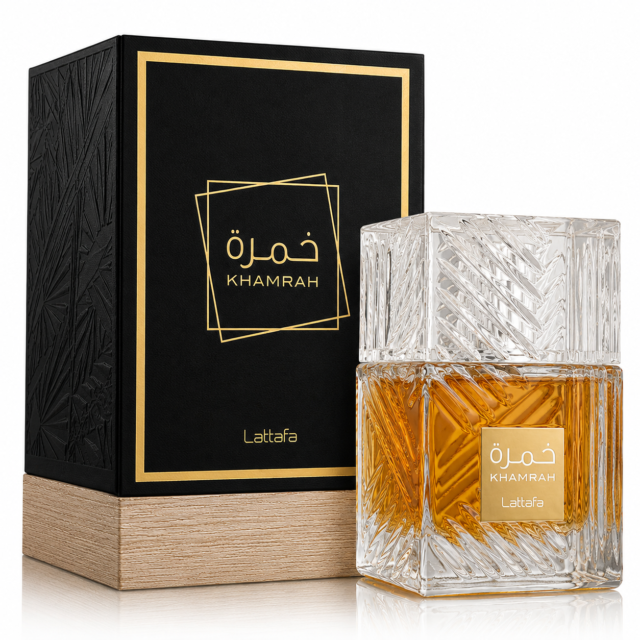 Lattafa Khamrah package